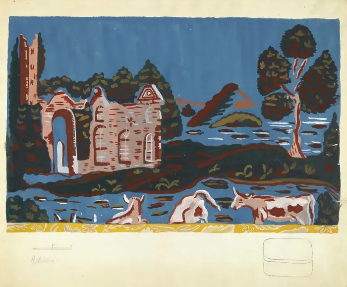 Framed Print : Bandbox Design, c. 1940. Creator: Alfonso Umana Framed Print : Bandbox Design, c. 1940. Creator: Alfonso Umana