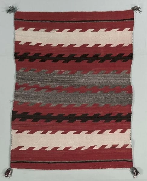 Banded Rug, c. 1890-1900. Creator: Unknown