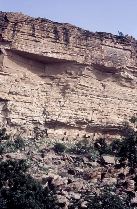 Framed Print : Bandiagara Escarpment, Pays Dogon, Mali, 1990. Creator: Amanda Waite Framed Print : Bandiagara Escarpment, Pays Dogon, Mali, 1990. Creator: Amanda Waite