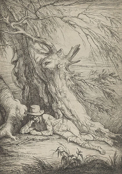 Bandit Beneath a Tree, 1795-1801. Creator: Raphael Lamar West