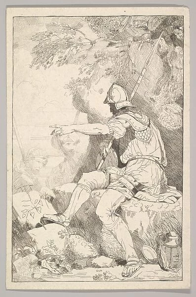 Banditti Taking His Post, late 18th century. Creator: Unknown