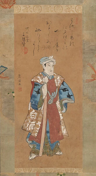 Bando Mitsugoro II as Shinbei in the Kabuki Play Sukeroku, late 18th-early