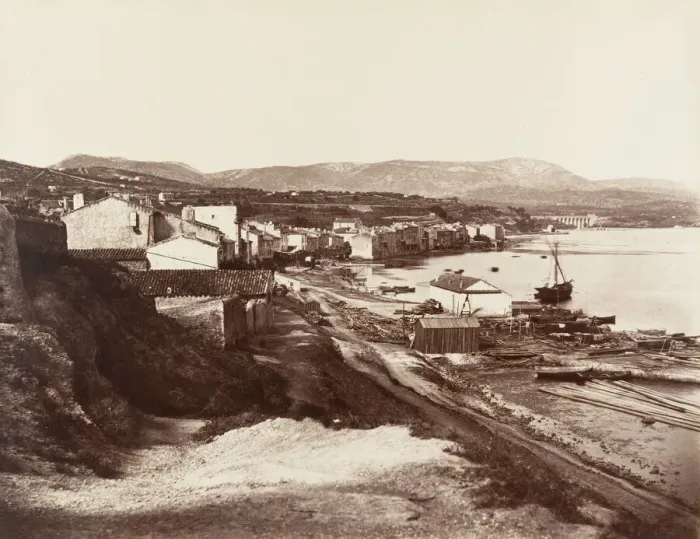 Framed Print : Bandol, ca. 1860. Creator: Edouard Baldus Framed Print : Bandol, ca. 1860. Creator: Edouard Baldus