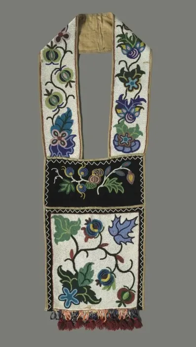 Framed Print : Bandolier (Shoulder) Bag, 1880s?. Creator: Unknown Framed Print : Bandolier (Shoulder) Bag, 1880s?. Creator: Unknown