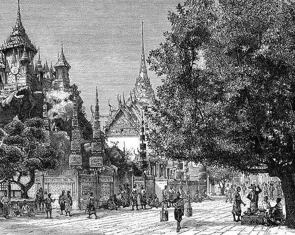 Bangkok, Siam, 19th century. Artist: Barclay