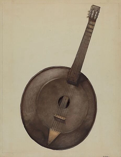 Banjo, c. 1937. Creator: Alf Bruseth