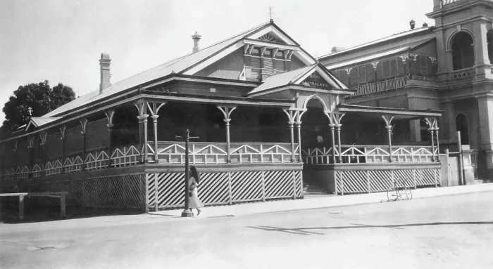 Framed Print : Bank of Australasia, Charters Towers, Queensland, 1933. Creator: Jack Bain Framed Print : Bank of Australasia, Charters Towers, Queensland, 1933. Creator: Jack Bain
