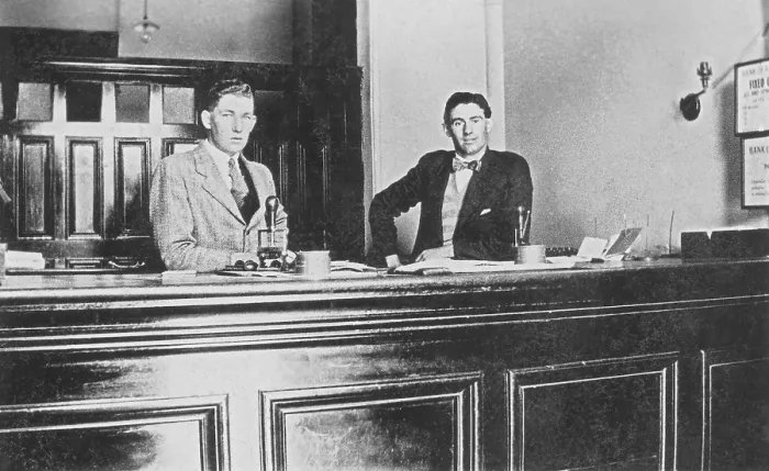 Framed Print : Bank of Australasia, Tamworth, New South Wales, 1925. Creator: Jack Bain Framed Print : Bank of Australasia, Tamworth, New South Wales, 1925. Creator: Jack Bain