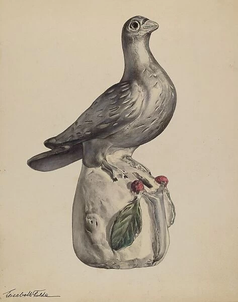 Bank (Dove), c. 1937. Creator: Elisabeth Fulda