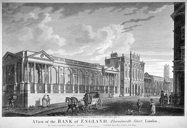 The Bank of England, City of London, 1797