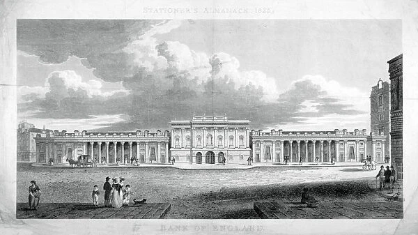The Bank of England, City of London, c1824