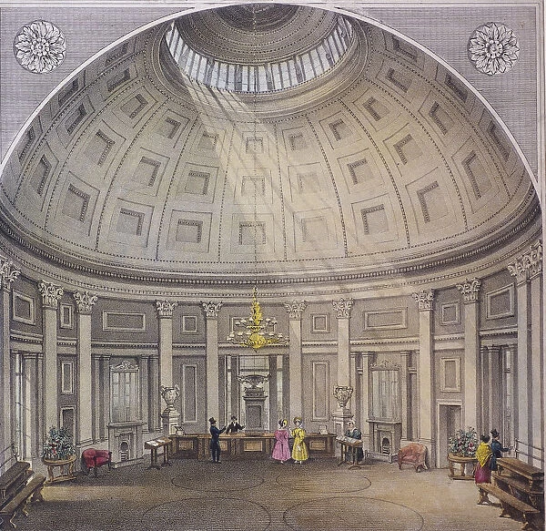 Bank of England, Threadneedle Street, London, c1840