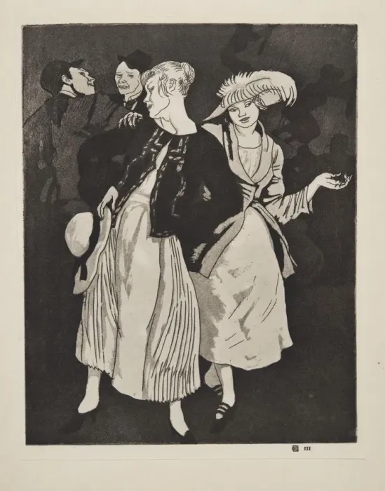 Framed Print : Bank Holiday, pub 1924. Creator: Laura Knight (1877 - 1970) Framed Print : Bank Holiday, pub 1924. Creator: Laura Knight (1877 - 1970)