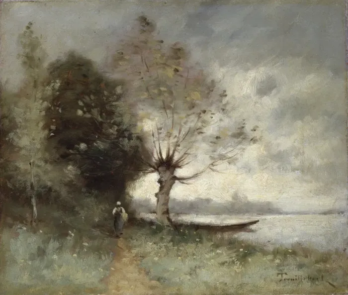 Framed Print : Bank of the Loire Near Chouze, 1893 Framed Print : Bank of the Loire Near Chouze, 1893