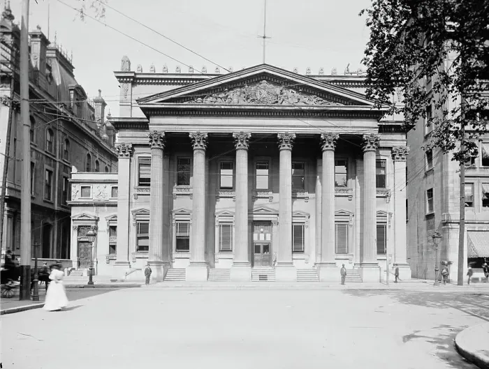 Framed Print : Bank of Montreal, between 1880 and 1901. Creator: Unknown Framed Print : Bank of Montreal, between 1880 and 1901. Creator: Unknown