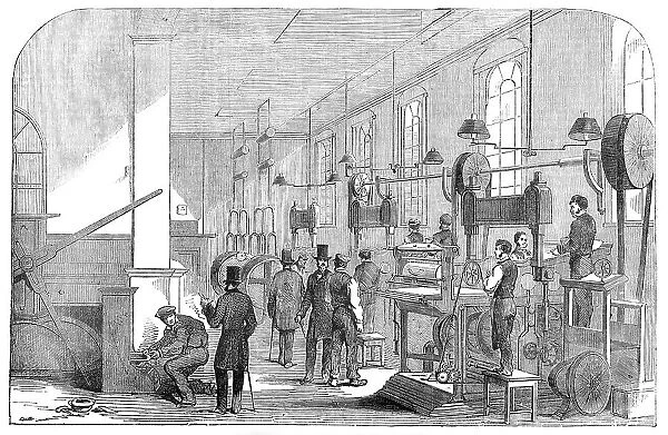 The Bank-Note Printing-Room, at the Bank of England, 1854. Creator: Unknown