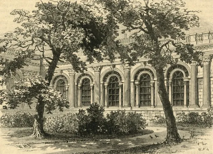 Framed Print : The Bank Parlour, Exterior View, 1897. Creator: Unknown Framed Print : The Bank Parlour, Exterior View, 1897. Creator: Unknown
