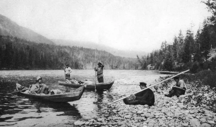 Framed Print : Banks of the Yenisei river, Siberia, USSR, c1923. Artist: D Carruthers Framed Print : Banks of the Yenisei river, Siberia, USSR, c1923. Artist: D Carruthers