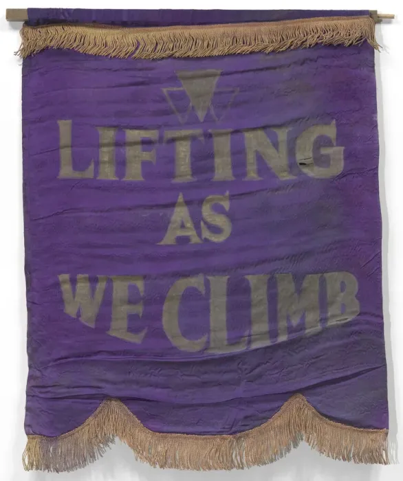 Framed Print : Banner with motto of the National Association of Colored Womens Clubs, ca. 1924 Framed Print : Banner with motto of the National Association of Colored Womens Clubs, ca. 1924
