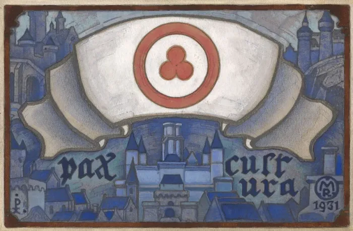 Framed Print : Banner of Peace, 1931. Artist: Roerich, Nicholas (1874-1947) Framed Print : Banner of Peace, 1931. Artist: Roerich, Nicholas (1874-1947)