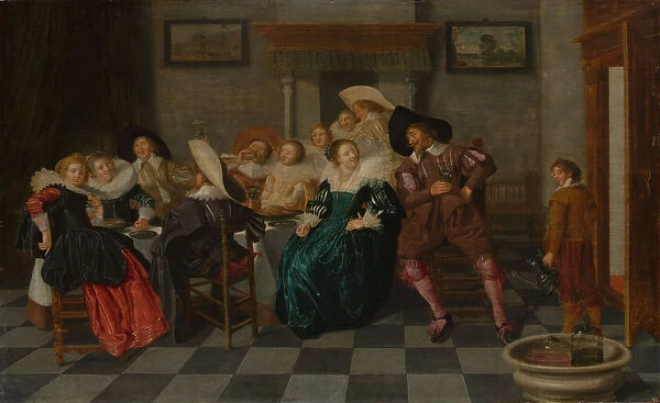 A Banquet, 1628. Creator: Dirck Hals