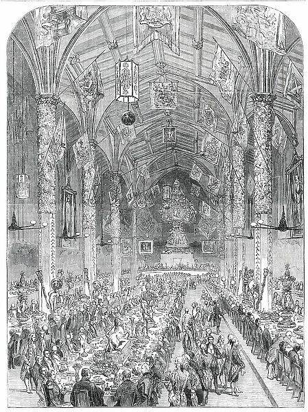 The Banquet in the Guildhall at York, 1850. Creator: Unknown
