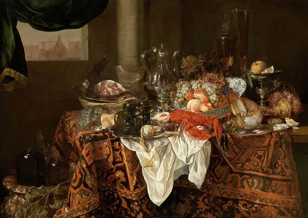Banquet Still Life. Creator: Beijeren, Abraham Hendricksz, van (1620  /  21-1690)
