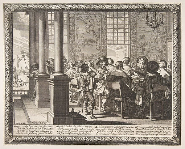 The Banquet for the Return of the Prodigal Son, ca. 1636. Creator: Abraham Bosse