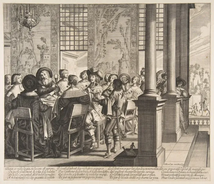 Framed Print : The Banquet for the Return of the Prodigal Son, ca. 1636. Creator: Unknown Framed Print : The Banquet for the Return of the Prodigal Son, ca. 1636. Creator: Unknown