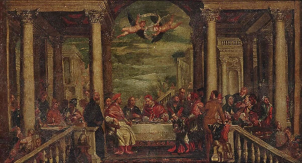 Banquet of Saint Gregory the Great. Creator: Veronese, Paolo (1528-1588)