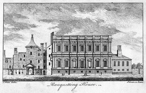 Banqueting House, Whitehall Palace, Westminster, London. Artist: J Green