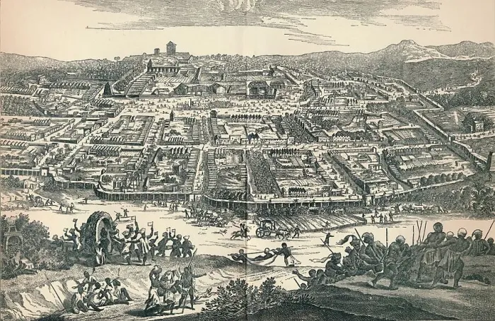 Framed Print : Banza Lovangri, The Capital of the Former Kingdom of Lovango, c1670, (1903) Framed Print : Banza Lovangri, The Capital of the Former Kingdom of Lovango, c1670, (1903)