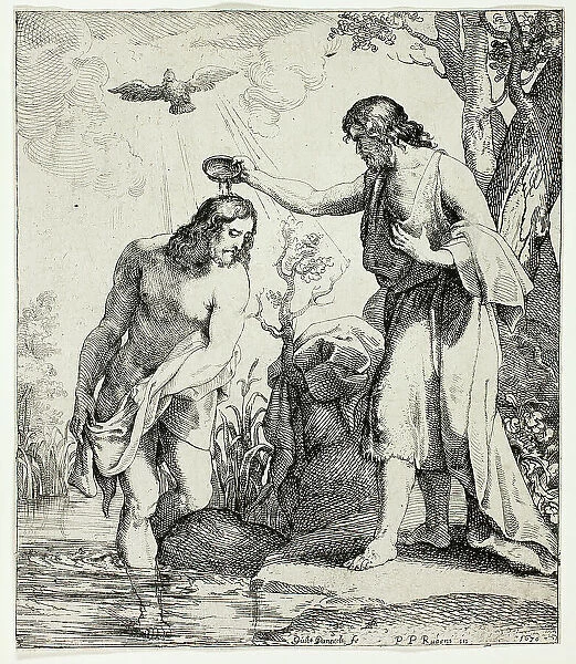 The Baptism of Christ, 1630. Creator: Willem Panneels