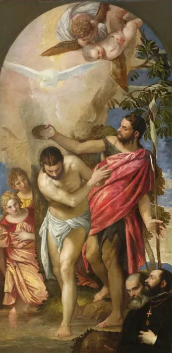 Framed Print : The Baptism of Christ, ca 1561 Framed Print : The Baptism of Christ, ca 1561