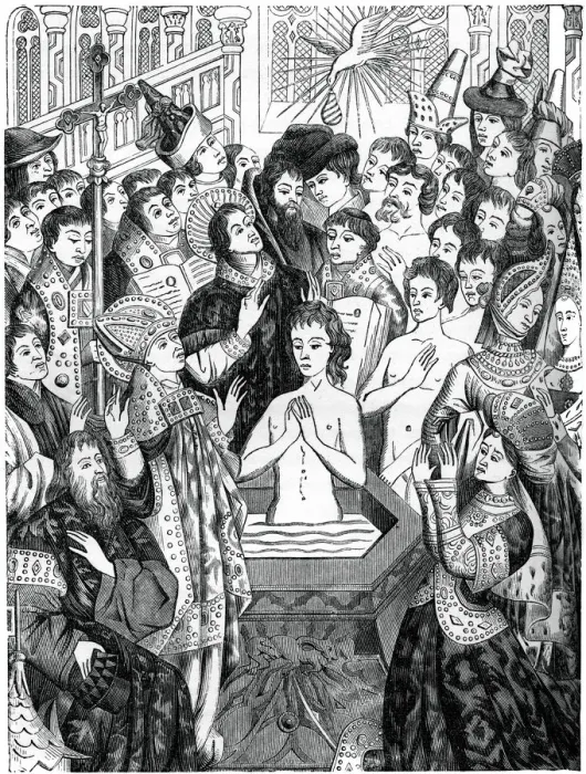 Framed Print : Baptism of King Clovis, Rheims, (1870) Framed Print : Baptism of King Clovis, Rheims, (1870)