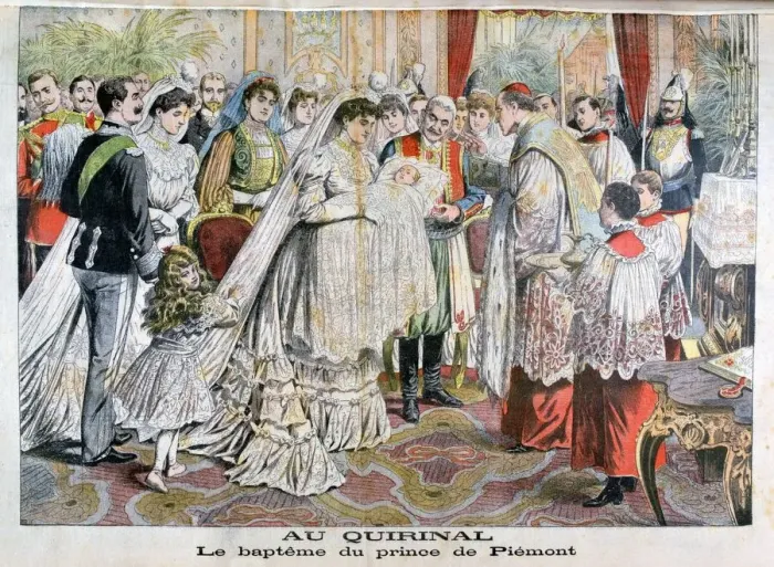 Framed Print : The baptism of the Prince of Piedmont, Quirinal Palace, Rome, 1904 Framed Print : The baptism of the Prince of Piedmont, Quirinal Palace, Rome, 1904