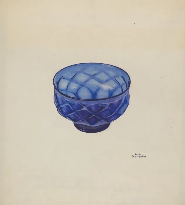 Framed Print : Baptismal Bowl, c. 1939. Creator: Beverly Chichester