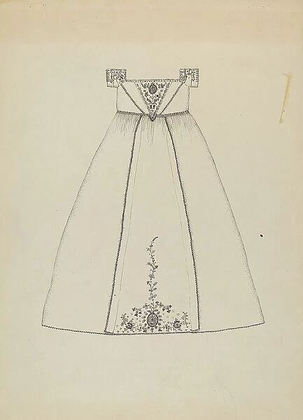 Baptismal Dress, c. 1936. Creator: Evelyn Bailey