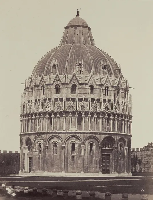 Framed Print : The Baptistery, Pisa, 1850 / 1900. Creator: Alinari Framed Print : The Baptistery, Pisa, 1850 / 1900. Creator: Alinari