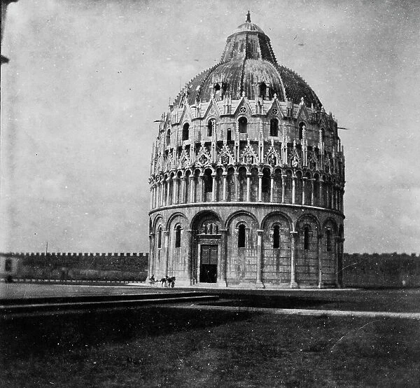 Baptistery, Pisa, Italy, between 1890 and 1925. Creator: Unknown