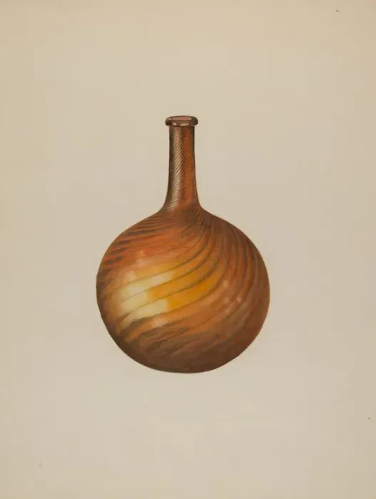 Framed Print : Bar Bottle, c. 1938. Creator: Isidore Steinberg Framed Print : Bar Bottle, c. 1938. Creator: Isidore Steinberg