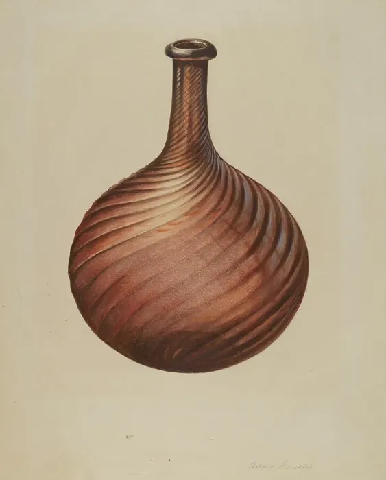 Framed Print : Bar Bottle, c. 1940. Creator: Anna Aloisi Framed Print : Bar Bottle, c. 1940. Creator: Anna Aloisi