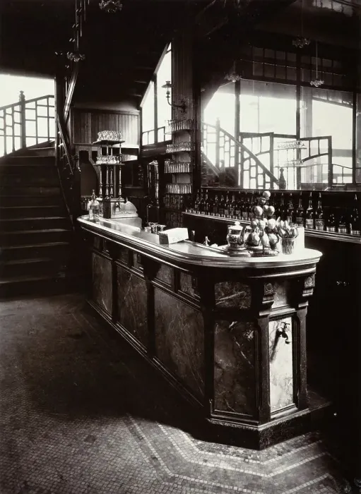 Framed Print : Bar De Cabaret, c1910s, (1956). Creator: Eugene Atget Framed Print : Bar De Cabaret, c1910s, (1956). Creator: Eugene Atget