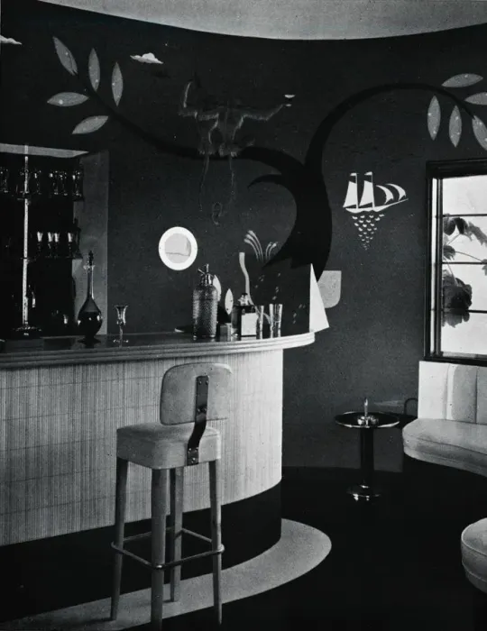 Framed Print : The Bar in Mr. and Mrs. Joe Penners house, Beverly Hills, California, c1939. Artist: Stuart O Brien Framed Print : The Bar in Mr. and Mrs. Joe Penners house, Beverly Hills, California, c1939. Artist: Stuart O Brien