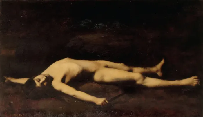 Framed Print : Bara, c.1882. Creator: Jean Jacques Henner Framed Print : Bara, c.1882. Creator: Jean Jacques Henner