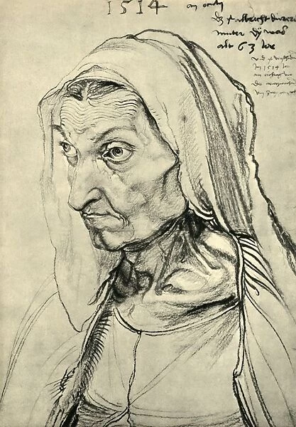 Barbara Dürer, 1514, (1943). Creator: Albrecht Durer