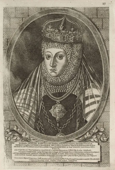 Framed Print : Barbara Radziwill (1520-1551), Queen of Poland. From: Icones Familiae Ducalis Radivilianae, 1758 Framed Print : Barbara Radziwill (1520-1551), Queen of Poland. From: Icones Familiae Ducalis Radivilianae, 1758