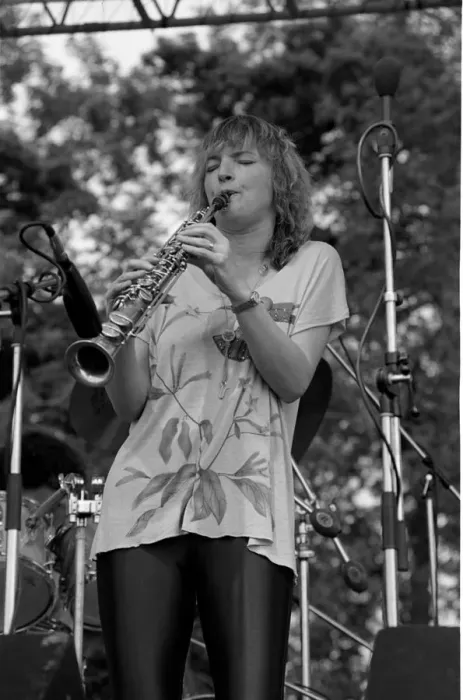 Framed Print : Barbara Thompson, Knebworth Jazz Festival, Hertfordshire, July, 1981. Artist: Brian O Connor Framed Print : Barbara Thompson, Knebworth Jazz Festival, Hertfordshire, July, 1981. Artist: Brian O Connor