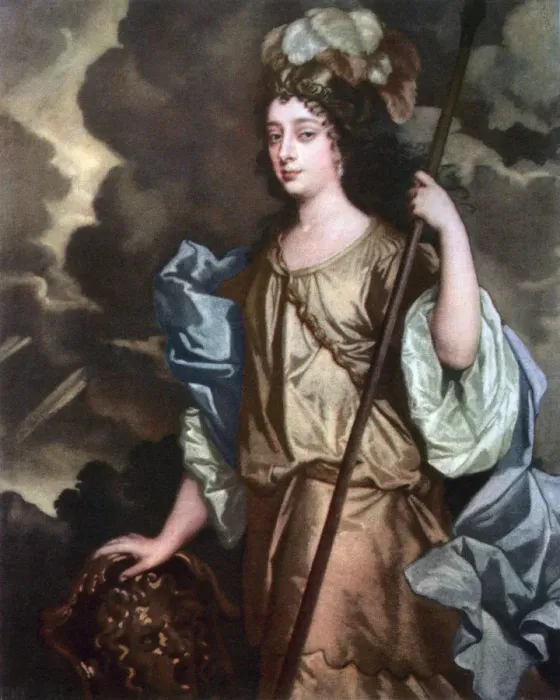 Framed Print : Barbara Villiers, Duchess of Cleveland, Countess of Castlemaine, c1660s. Artist: Peter Lely Framed Print : Barbara Villiers, Duchess of Cleveland, Countess of Castlemaine, c1660s. Artist: Peter Lely
