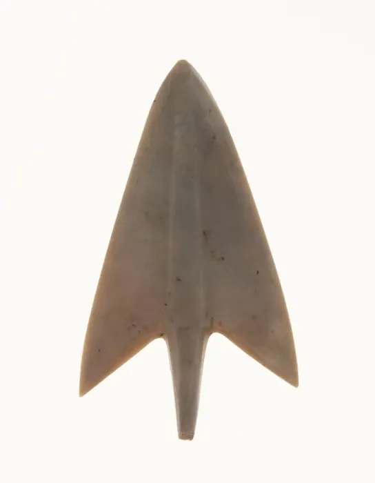 Framed Print : Barbed and Tanged Arrowhead, Shang dynasty (c. 1600-1046 B. C. ). Creator: Unknown Framed Print : Barbed and Tanged Arrowhead, Shang dynasty (c. 1600-1046 B. C. ). Creator: Unknown